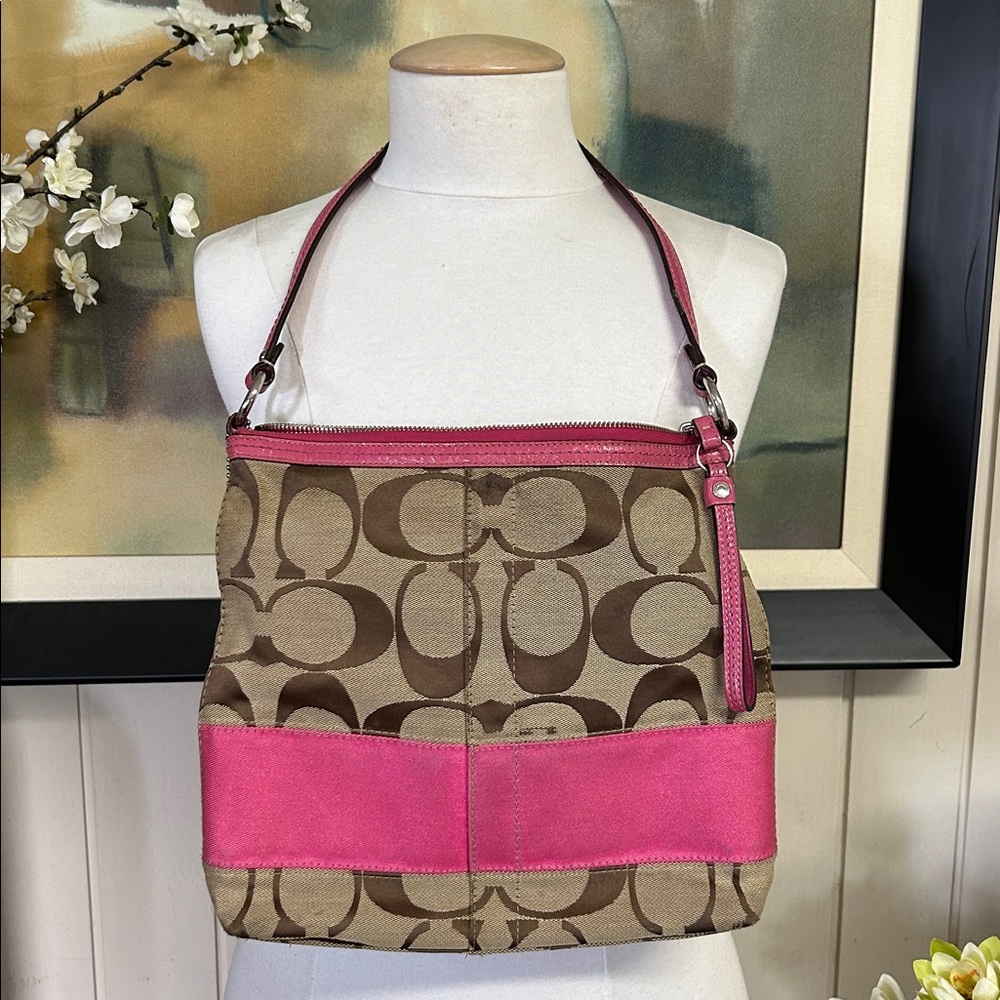 Coach Pink-Lined Handbag - Picture 6 of 16